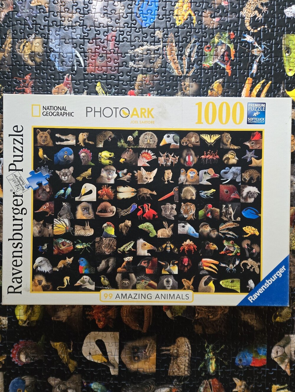 Ravensburger "99 Stunning Animals" National Geographic 1000 Piece Puzzle